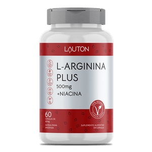 L-Arginina Plus 500mg - 60 Cápsulas | Lauton Nutrition