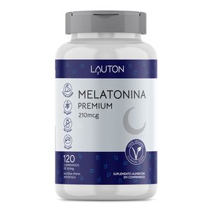Melatonina Premium 210mcg  - 120 comprimidos | Lauton Nutrition