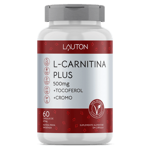 L-Carnitina Plus 500mg - 60 Cápsulas | Lauton Nutrition