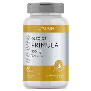 Óleo de Prímula 500mg - 60 Cápsulas | Lauton Nutrition