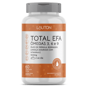 Total Efa, Ômegas 3, 6 e 9 - 60 Cápsulas | Lauton Nutrition