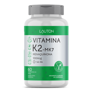 Vitamina K2 (MK-7) - 100mcg - 60 comprimidos