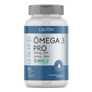 Ômega 3 PRO 360mg EPA 240mg DHA - 60 Capsulas | Lauton Nutrition