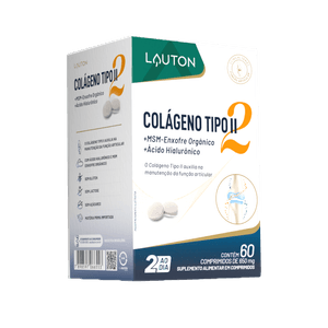 Colágeno Tipo II  MOVIFLEX ® - 60 Comprimidos | Lauton Nutrition - ColagenoTipo 2