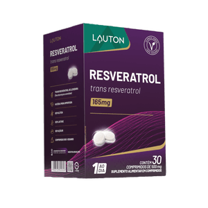 RESVERATROL LAUTON - Trans Resveratrol 165mg - 30 Comprimidos