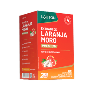 Extrato de Laranja Moro Premium - Lauton - 60 cápsulas