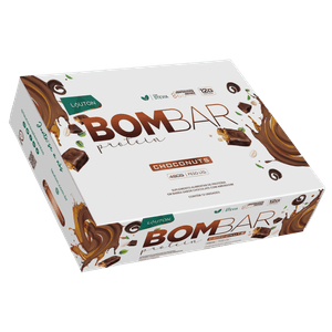 BOMBAR® Protein Barra de Proteína 40g Sabor Choconuts - 12 unidades - Lauton Suplementos