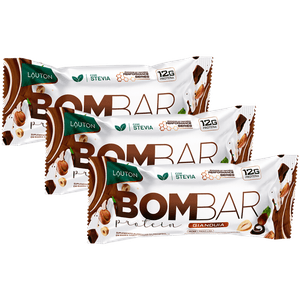 BOMBAR® Protein Barra de Proteína 40g Sabor Gianduia - 3 unidades -  Lauton