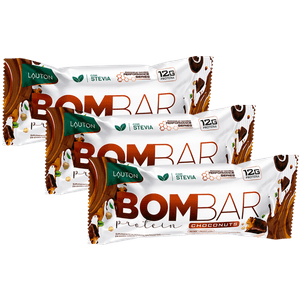 BOMBAR® Protein Barra de Proteína 40g Sabor Choconuts - 3 Unidades - Lauton
