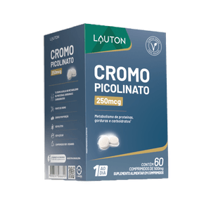 Cromo Picolinato 250mcg - 60 Comprimidos | Lauton Nutrition