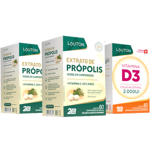 Compre 2 Extrato de Própolis e GANHE  1 Vitamina D3 | Lauton Nutrition