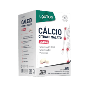 Cálcio Citrato Malato Calcitrax ® - 60 Comprimidos | Lauton Nutrition