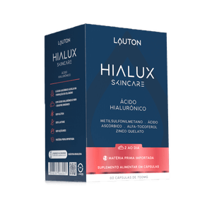 Hialux ® - Ácido Hialurônico - 60 Cápsulas | Lauton
