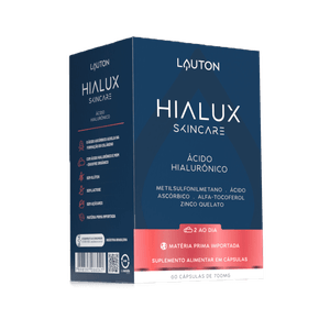 Hialux ® - Ácido Hialurônico - 60 Cápsulas | Lauton Nutrition