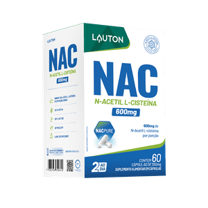 NAC N-Acetil L-Cisteína 60 cápsulas | Lauton