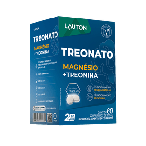 TREONATO Magnésio + Treonina - 60 cps - Lauton